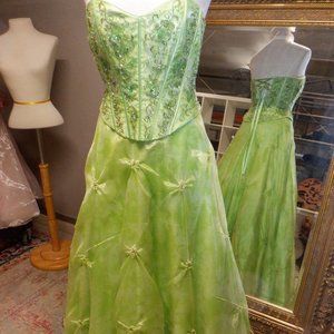 Lime Green Ball Gown
